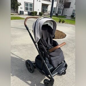 Nuna Gray and Brown Stroller